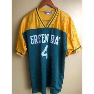 Vintage Green Bay #4 Mesh Football Jersey – Generation One Athletics – Size L